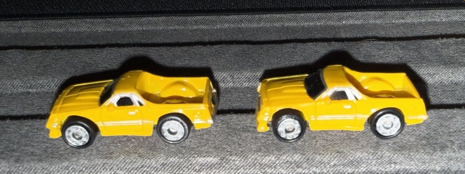 Galoob Micro Machines Chevy El Camino Yellow Diecast Toy Car Lot of 2 2