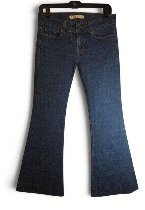 J Brand Lovestory Flare Jeans Size 27 Miner Wash 3