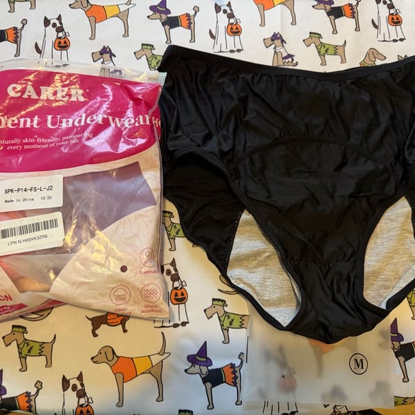 BRAND NEW ABSORBANT UNDIES/PERIOD UNDIES.                      Size M Leakproof Period Panties Multi-Pack