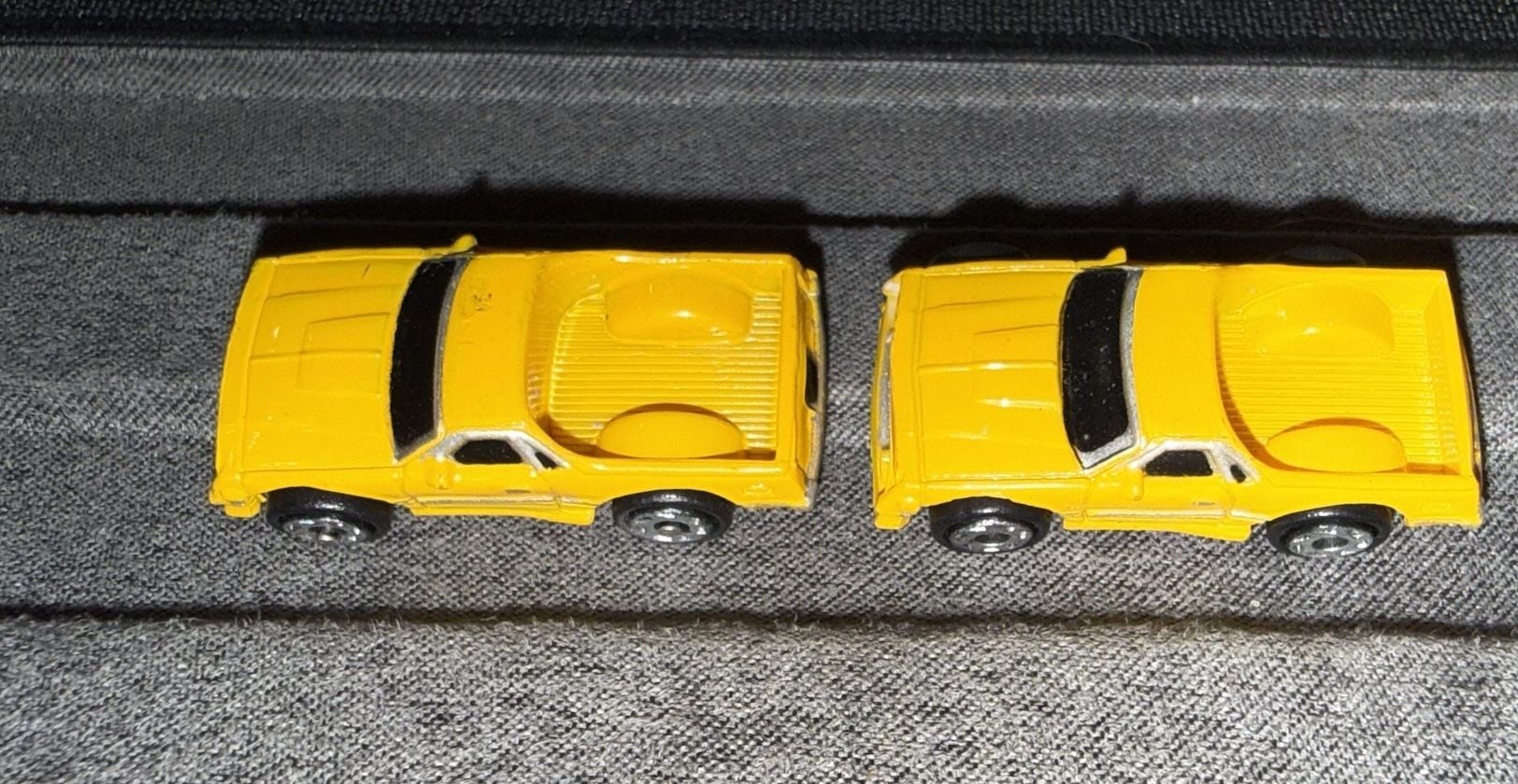 Galoob Micro Machines Chevy El Camino Yellow Diecast Toy Car Lot of 2 5
