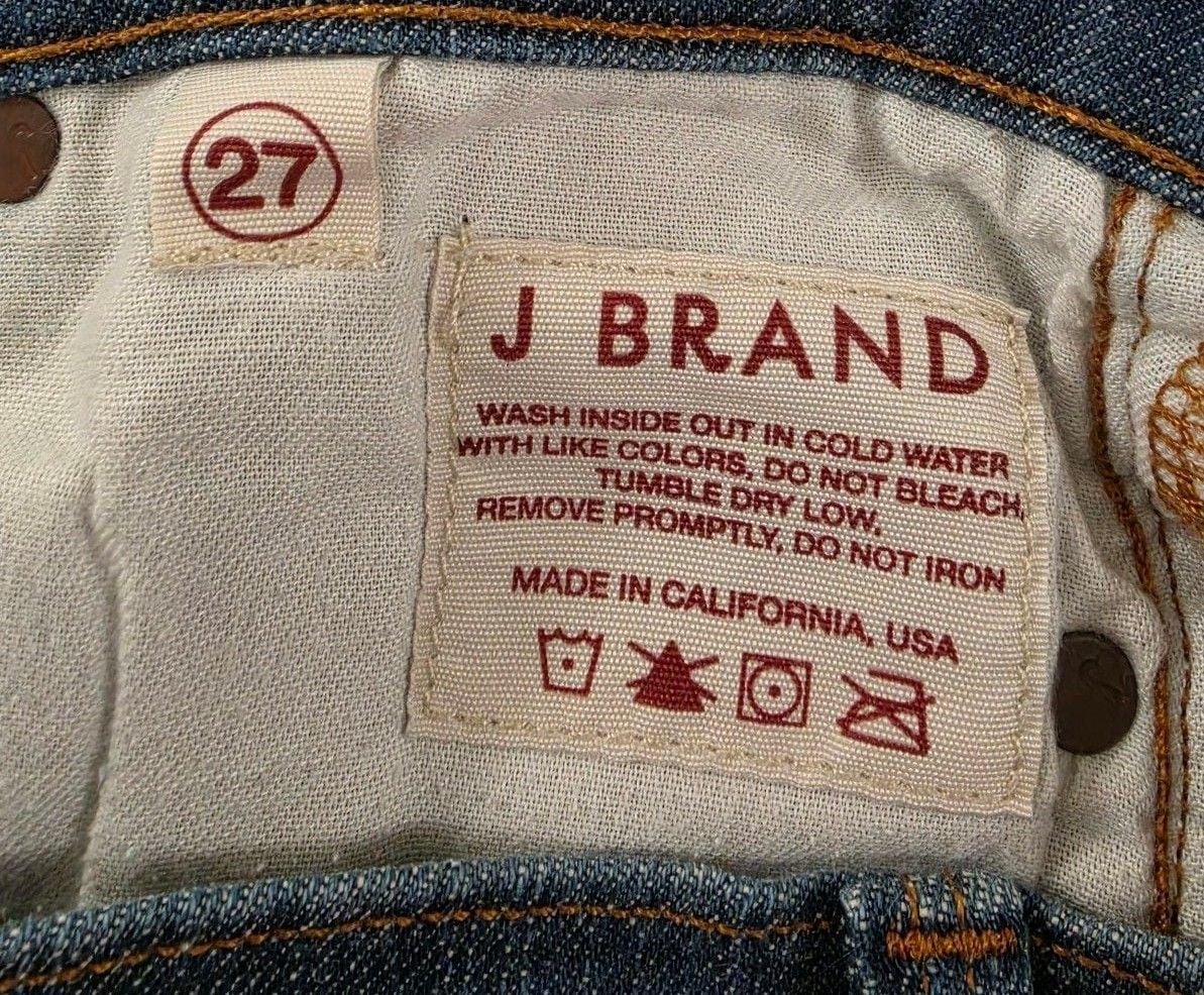 J Brand Lovestory Flare Jeans Size 27 Miner Wash 7
