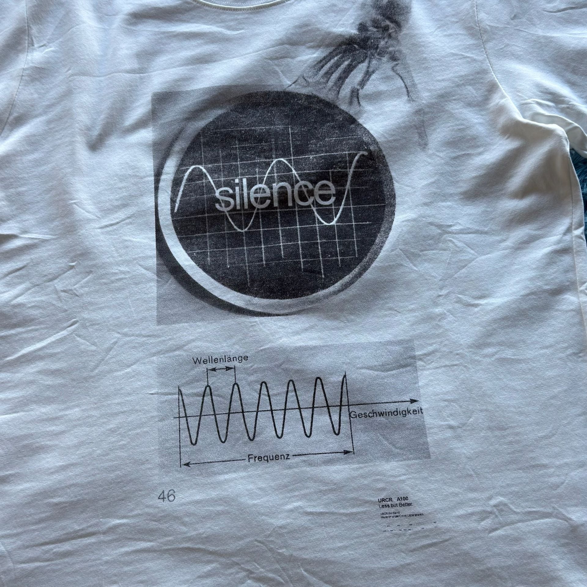 Undercover Silence Graphic T-Shirt Size 1 White Less But Better 3