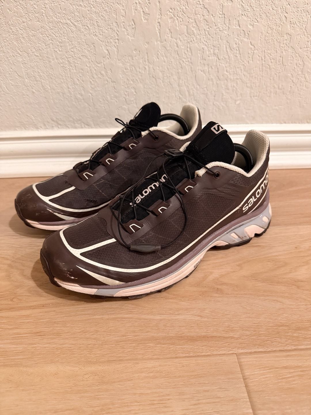 Salomon XT-6 FT Shale Chocolate Plum Brown Sneakers 2
