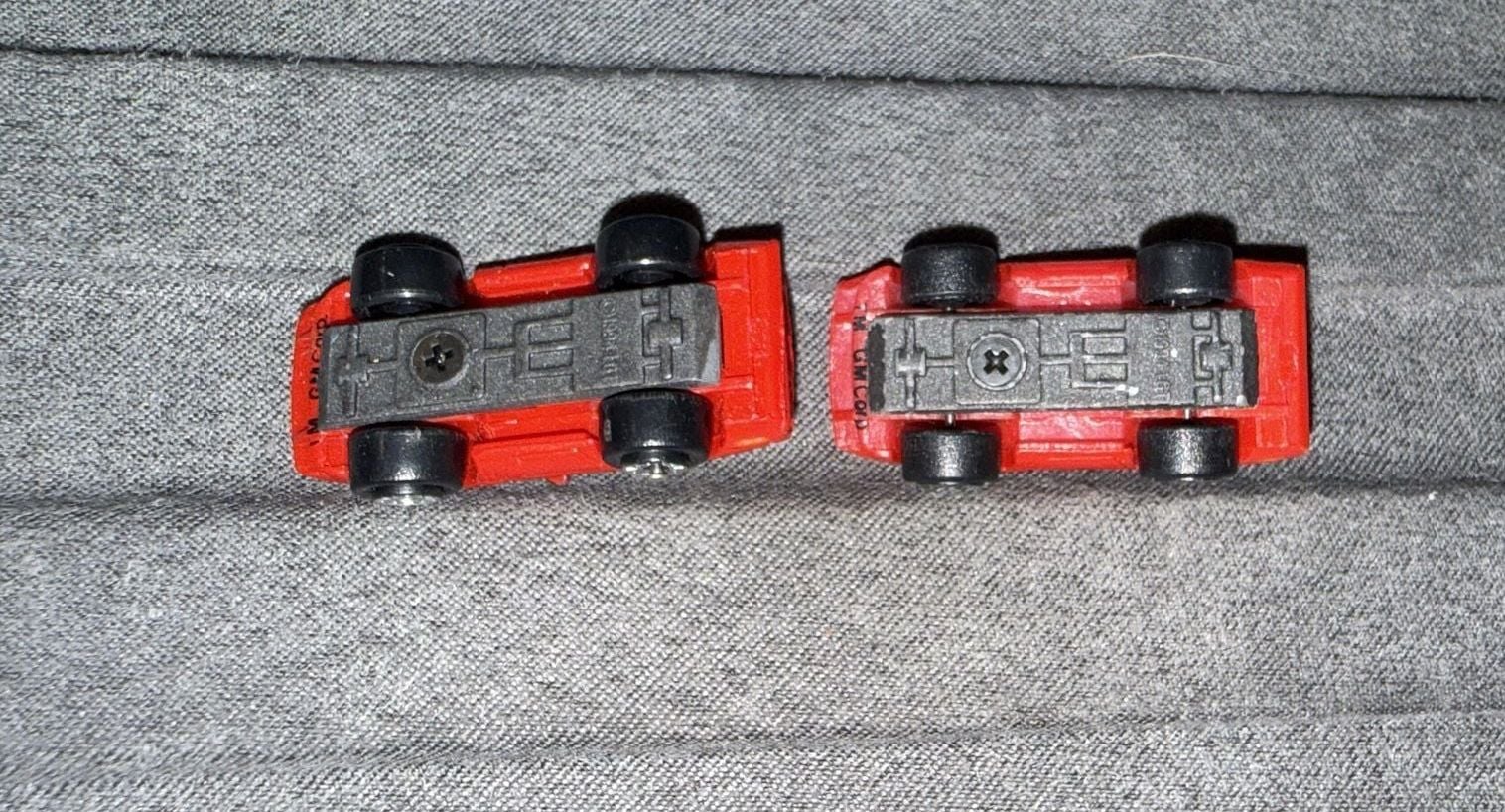 Funrise Micro Magnifiers Corvette Convertible Red Toy Car Lot of 2 6