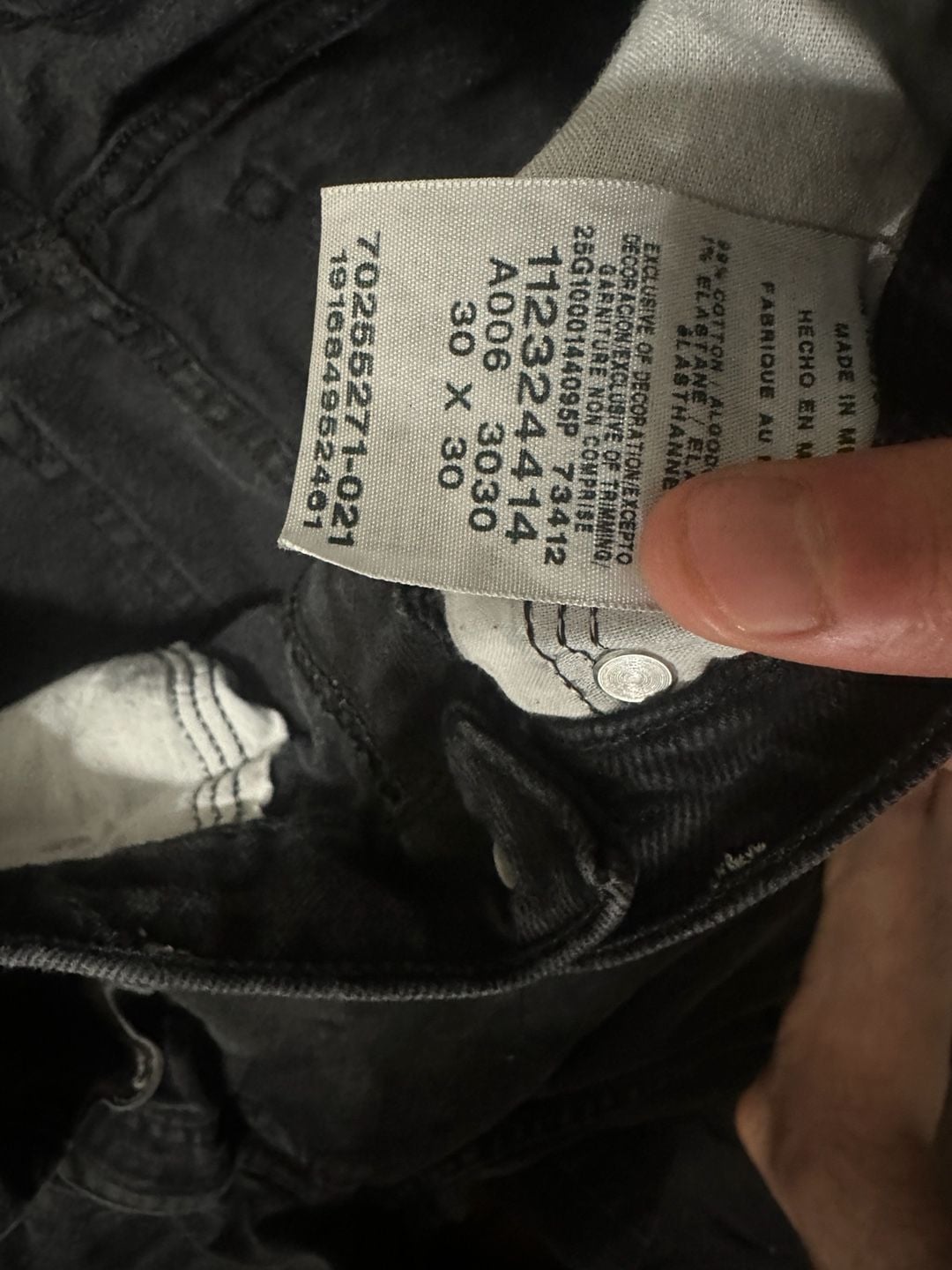 Bundle of 2 y2k streetwear black denim jeans one flared one stacked both Size 30 4