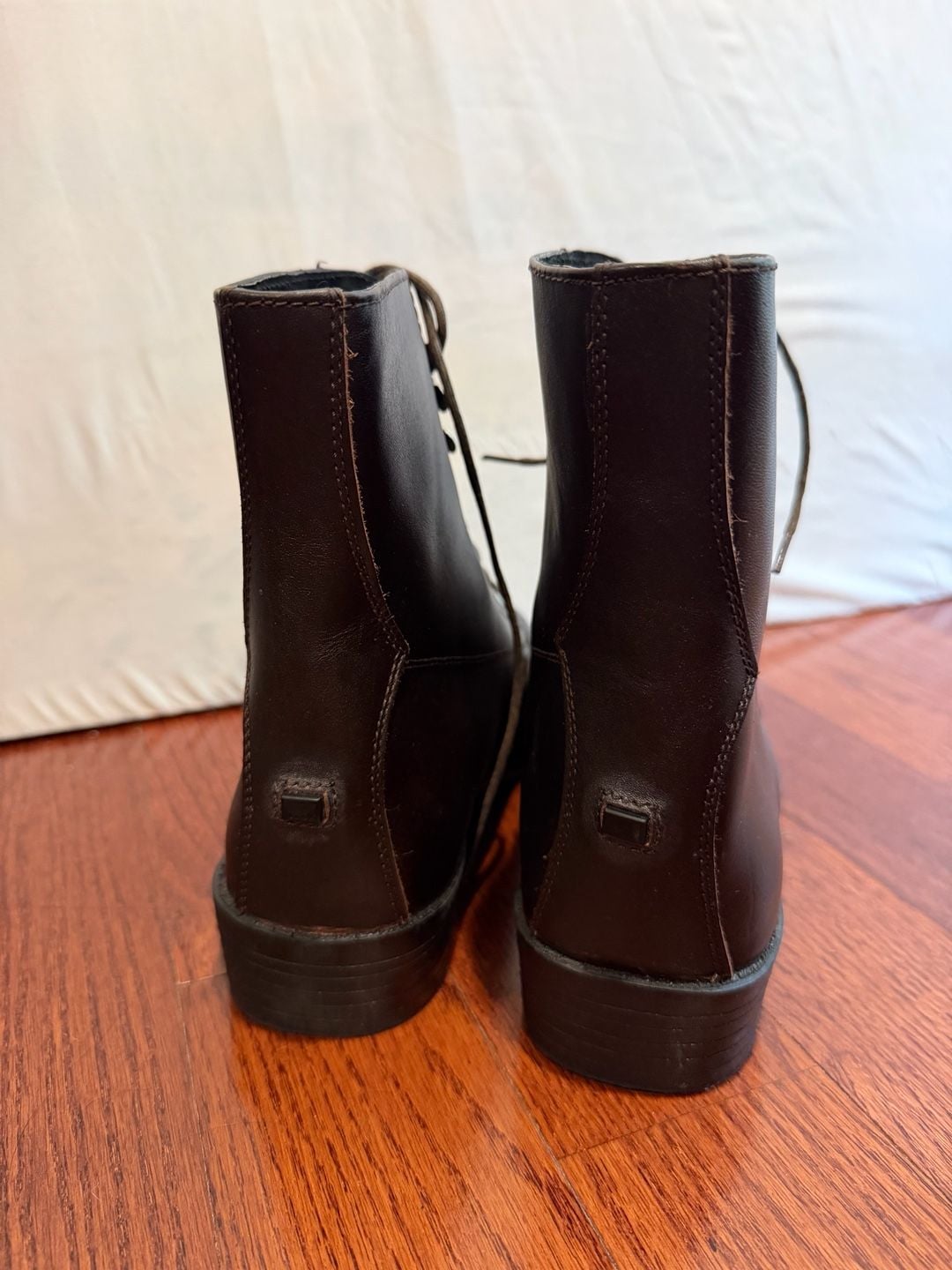 Dublin Lace-Up Boots Size US 9 Brown Leather Cap Toe 5