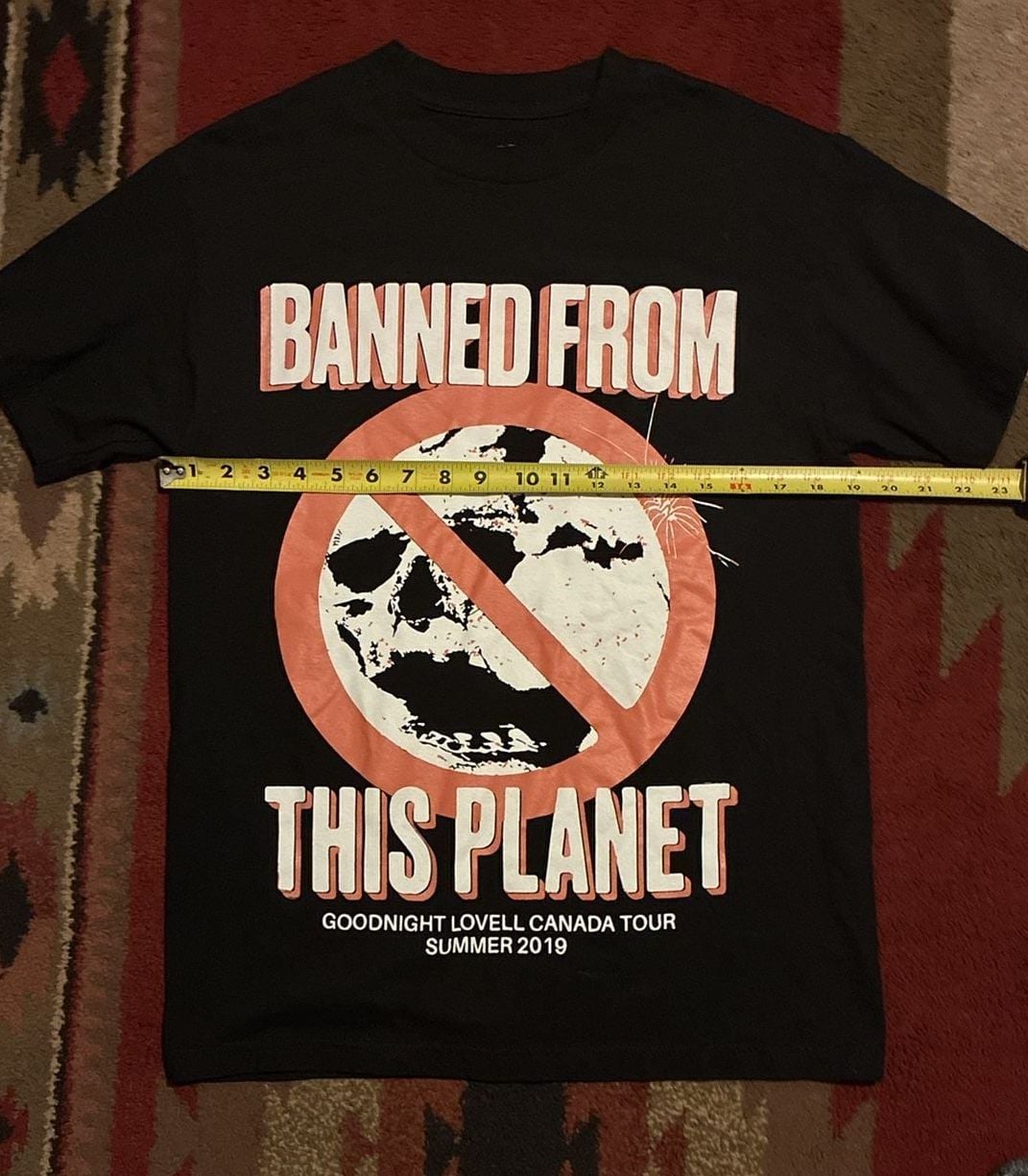 Goodnight Lovell Banned From This Planet Canada Tour 2019 T-Shirt 5