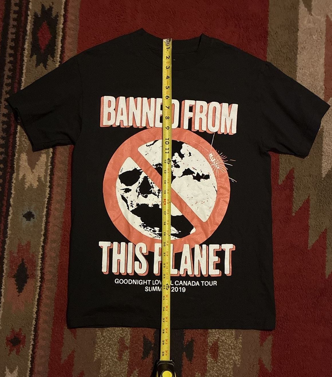 Goodnight Lovell Banned From This Planet Canada Tour 2019 T-Shirt 6