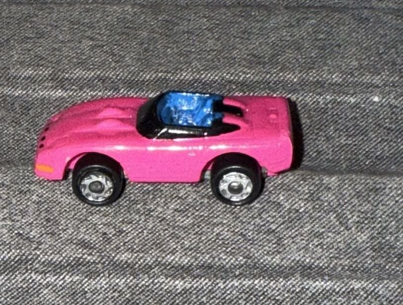 Micro Machines Callaway Chevy Corvette CR-1 Pink Convertible 3