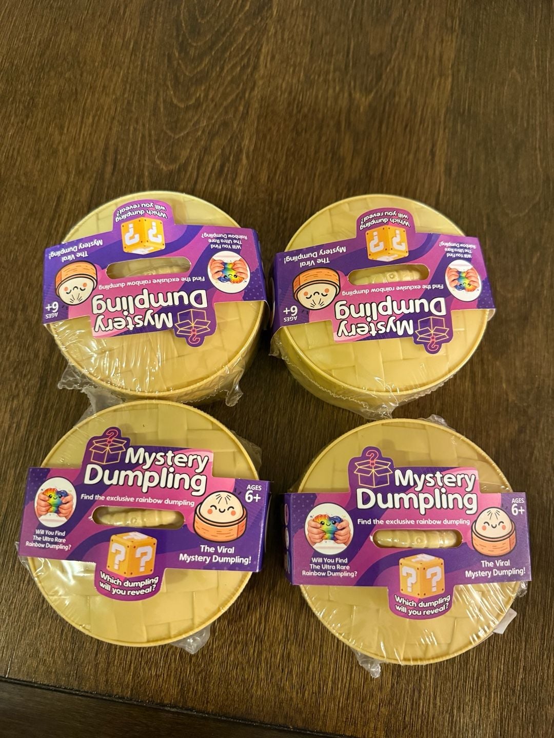 Mystery Dumpling Squishy Toy Lot of 4 1