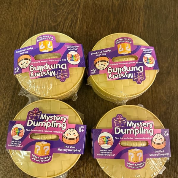 Mystery Dumpling Squishy Toy Lot of 4