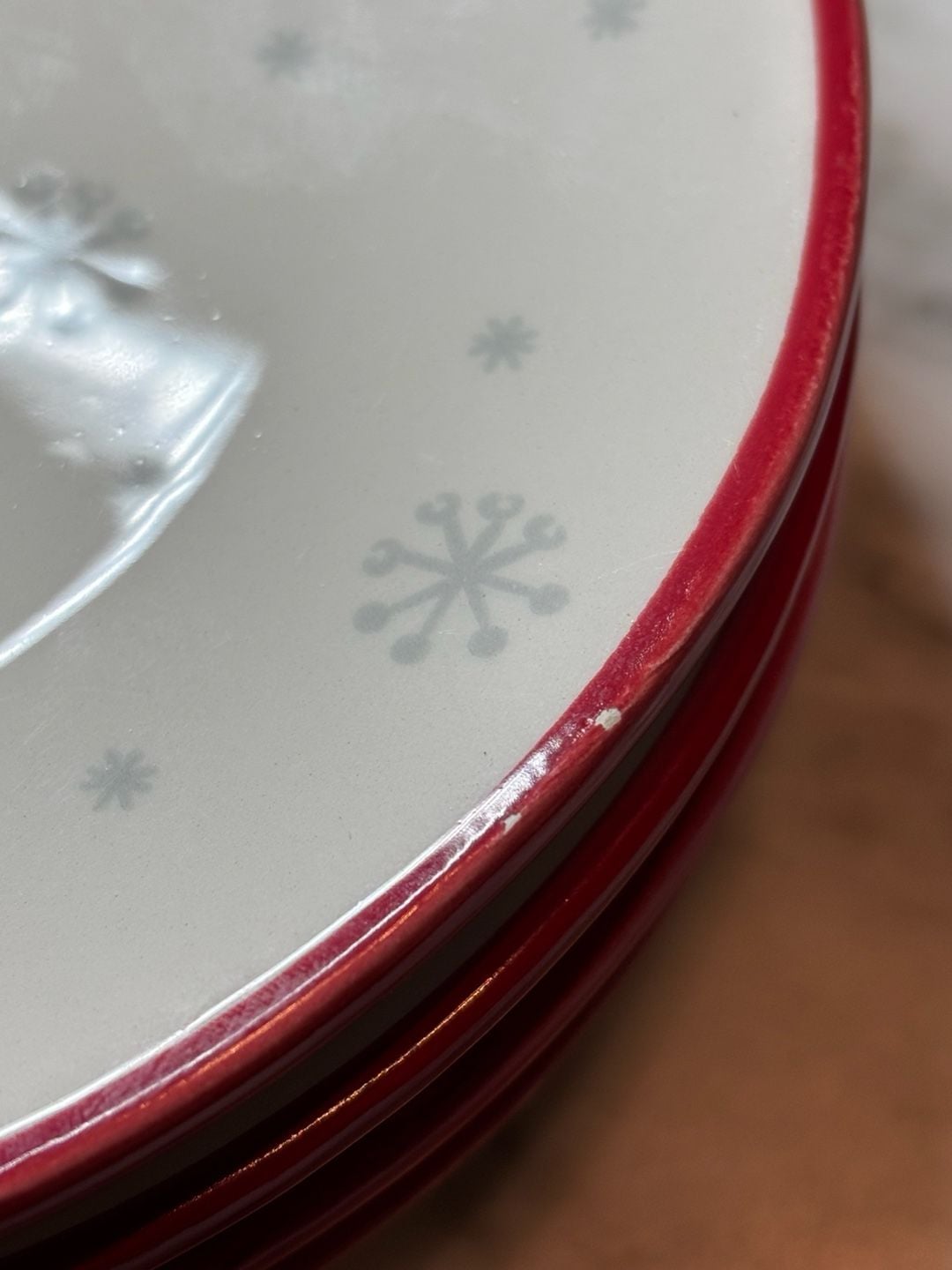 Envogue Holiday Collection Christmas Gnome 6" Dessert Plates 5