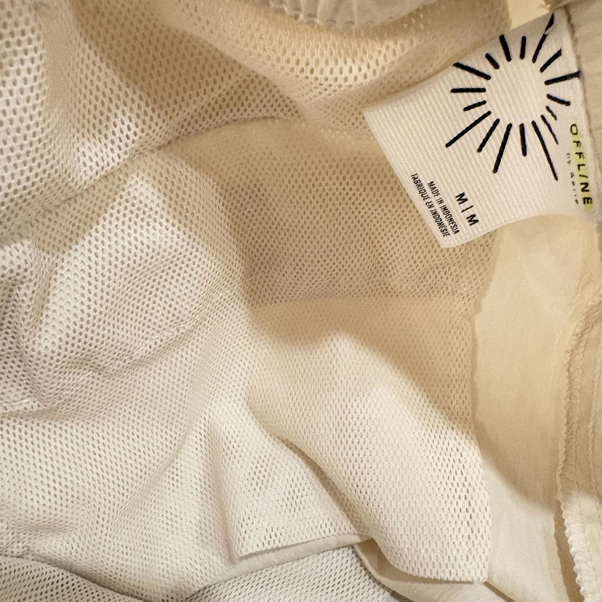 OFFLINE by Aerie Burst A Move Adjustable Cargo Jogger Pants Med Cream Gorpcore 11