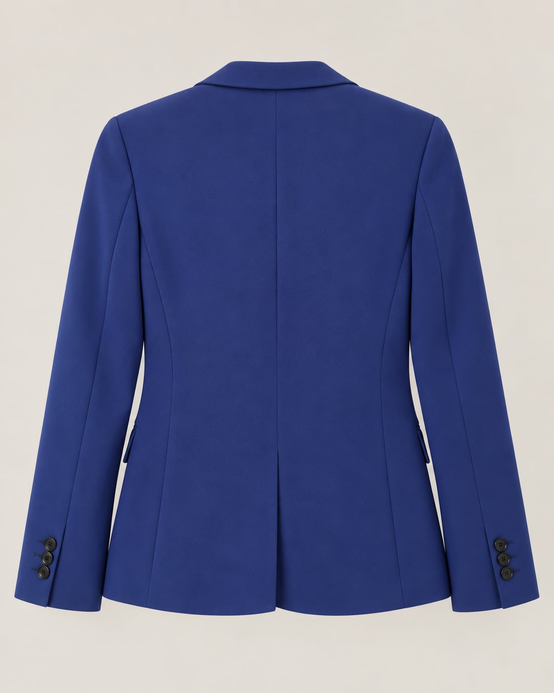 Theory Staple Blazer B Classic Crepe Indigo Blue Size 0 One Button Blazer 4