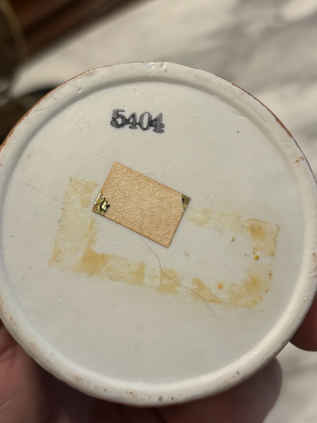 Homco trinket box with an elf and mushrooms 2