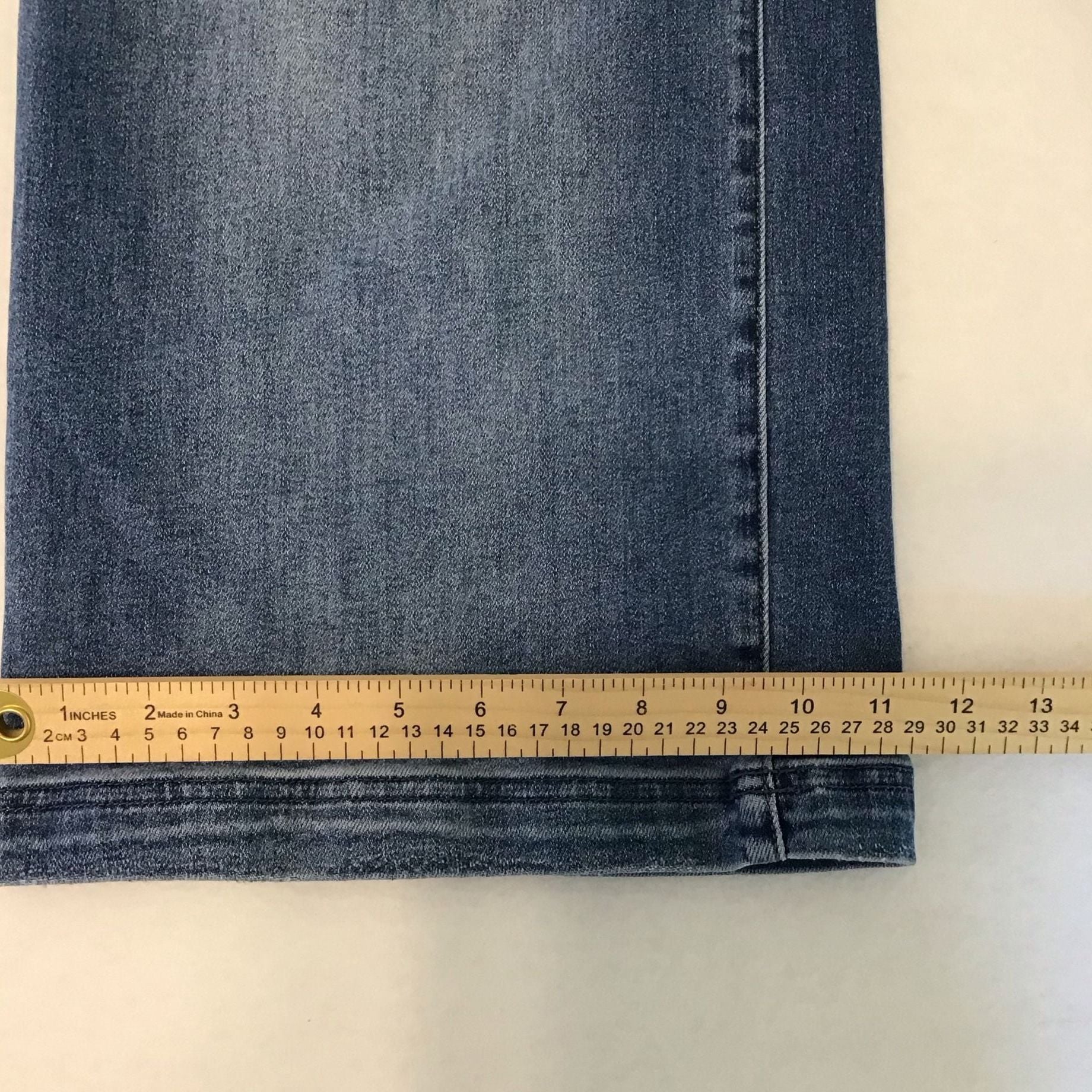 Altar'd State High Waist Wide Leg Jeans Size 31 Blue Mica Denim Crop 10