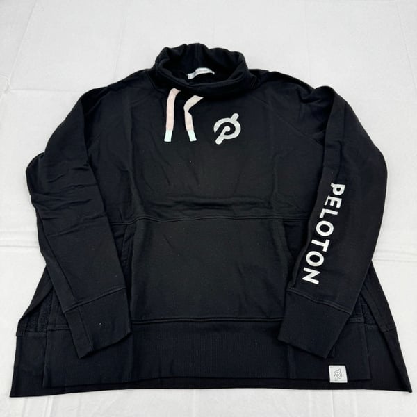 Peloton Legacy Cowl Neck Pullover Size M Black
