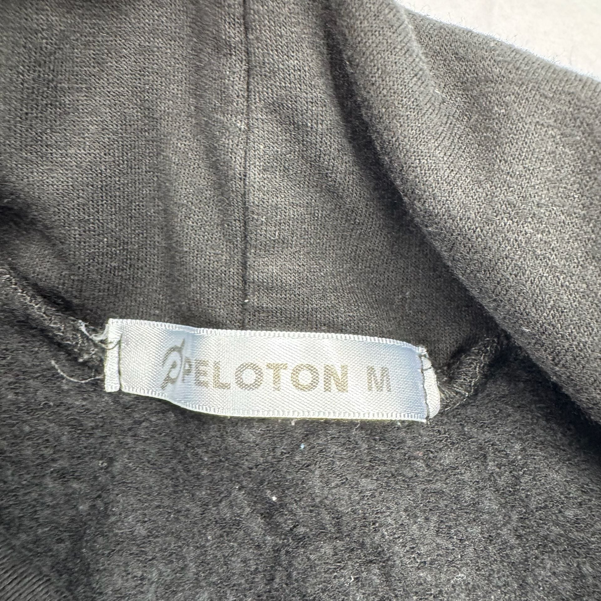 Peloton Legacy Cowl Neck Pullover Size M Black 3