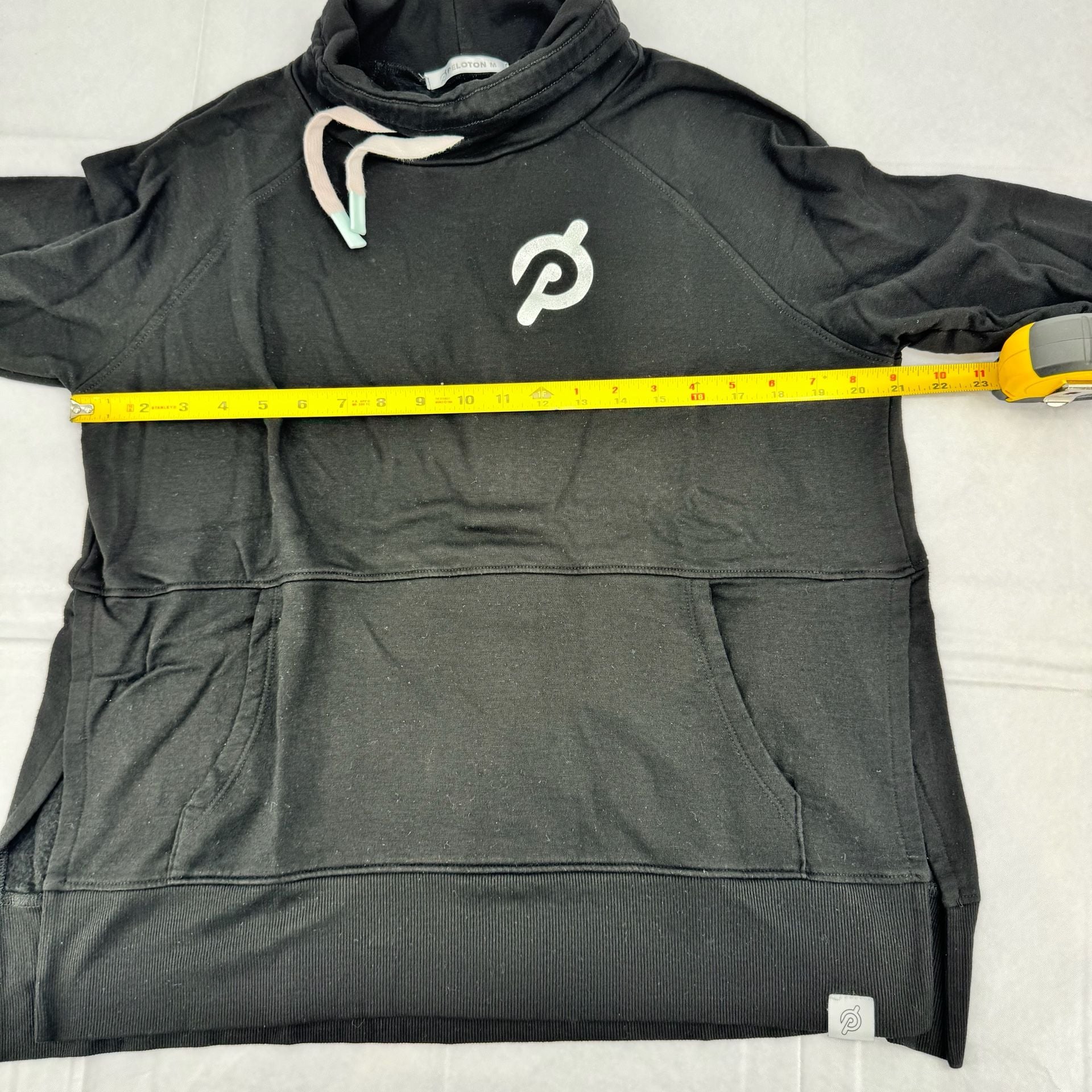 Peloton Legacy Cowl Neck Pullover Size M Black 5