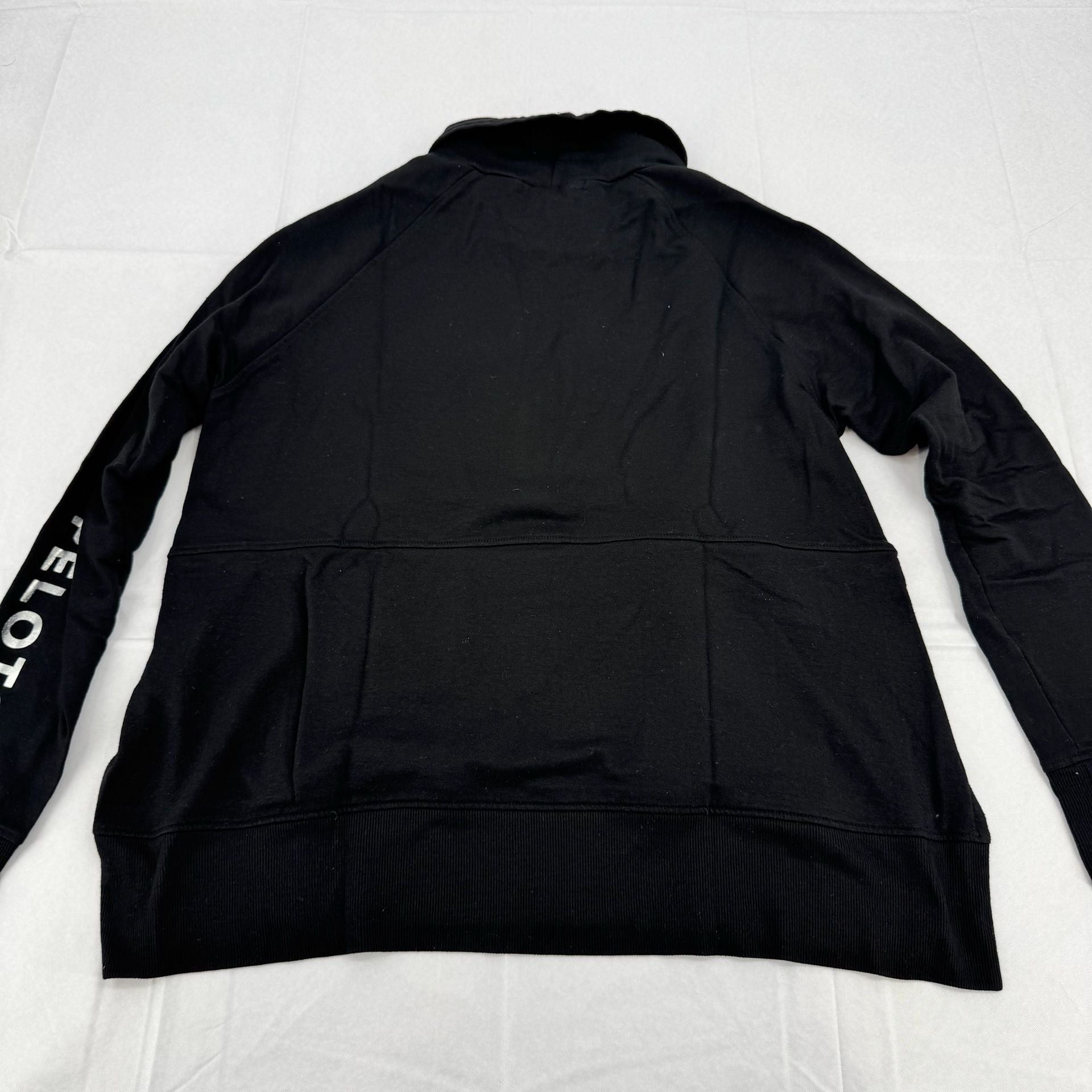 Peloton Legacy Cowl Neck Pullover Size M Black 7