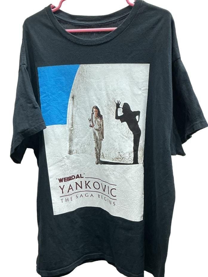 Weird Al Yankovic The Saga Begins Galactic Tour 1999 T-Shirt Black 2