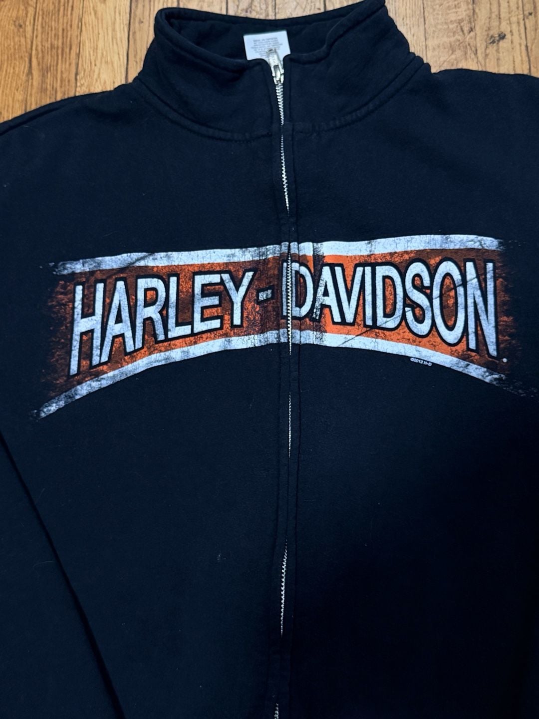 Harley Davidson St. Paul MN Full Zip Sweatshirt Jacket Black 3