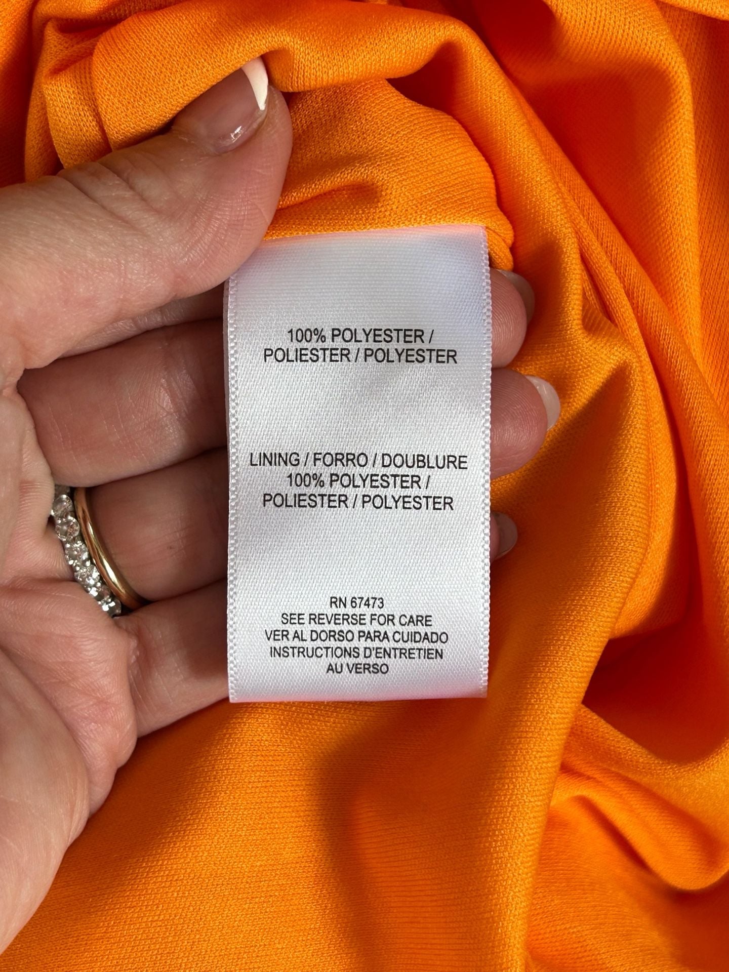 Taylor One Shoulder Maxi Dress Size 4 Orange Floral Ruffle Metallic 7
