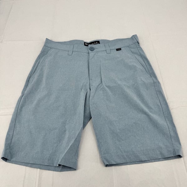 TravisMathew Performance Golf Shorts Blue Stretch