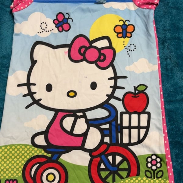 Hello Kitty Nightgown Size 4 Tricycle Graphics