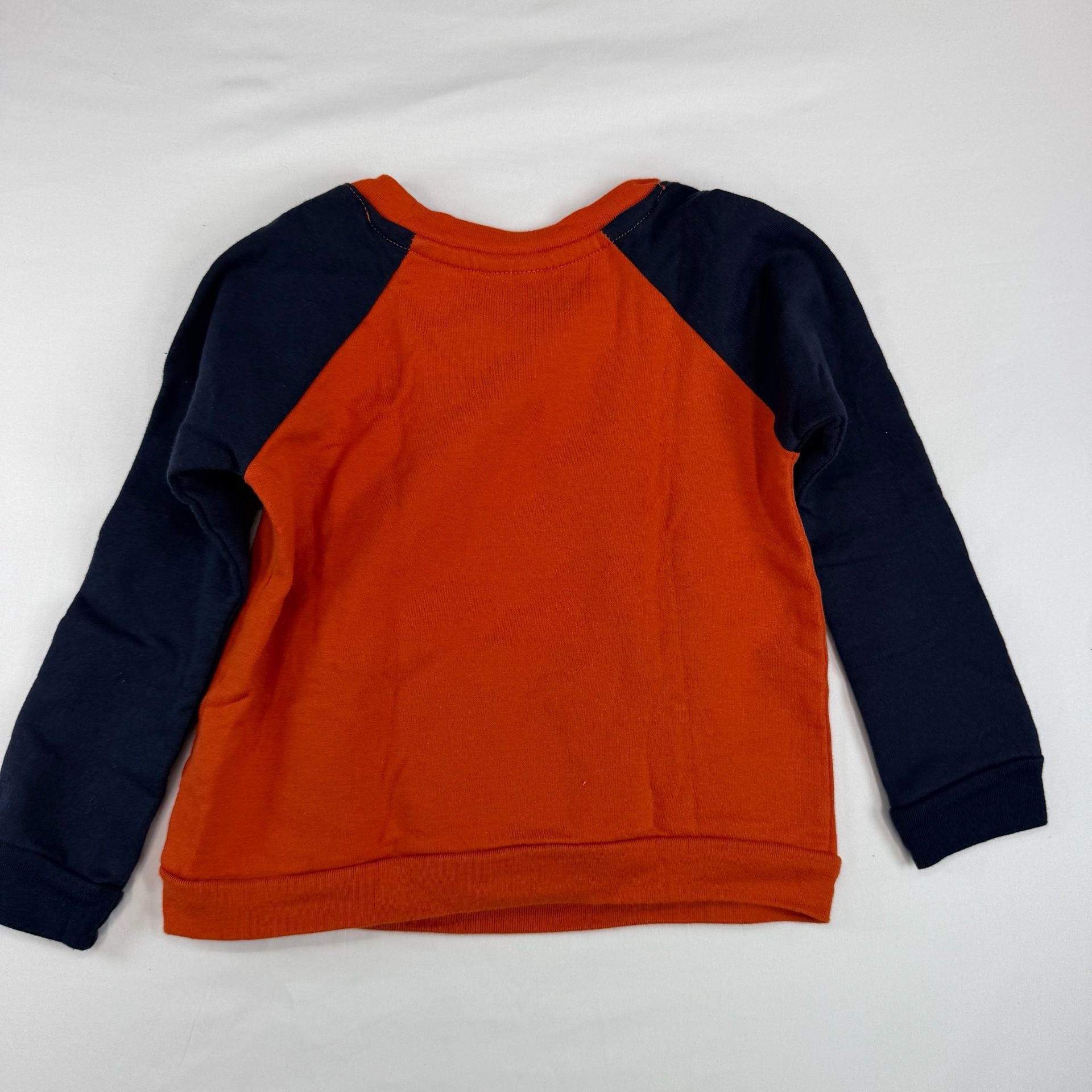 Koala Kids Sweatshirt Size 4T Orange Blue Raglan Pullover 5