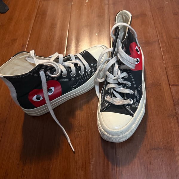 Comme des Garçons Play x Converse Chuck 70 High Black Sneakers