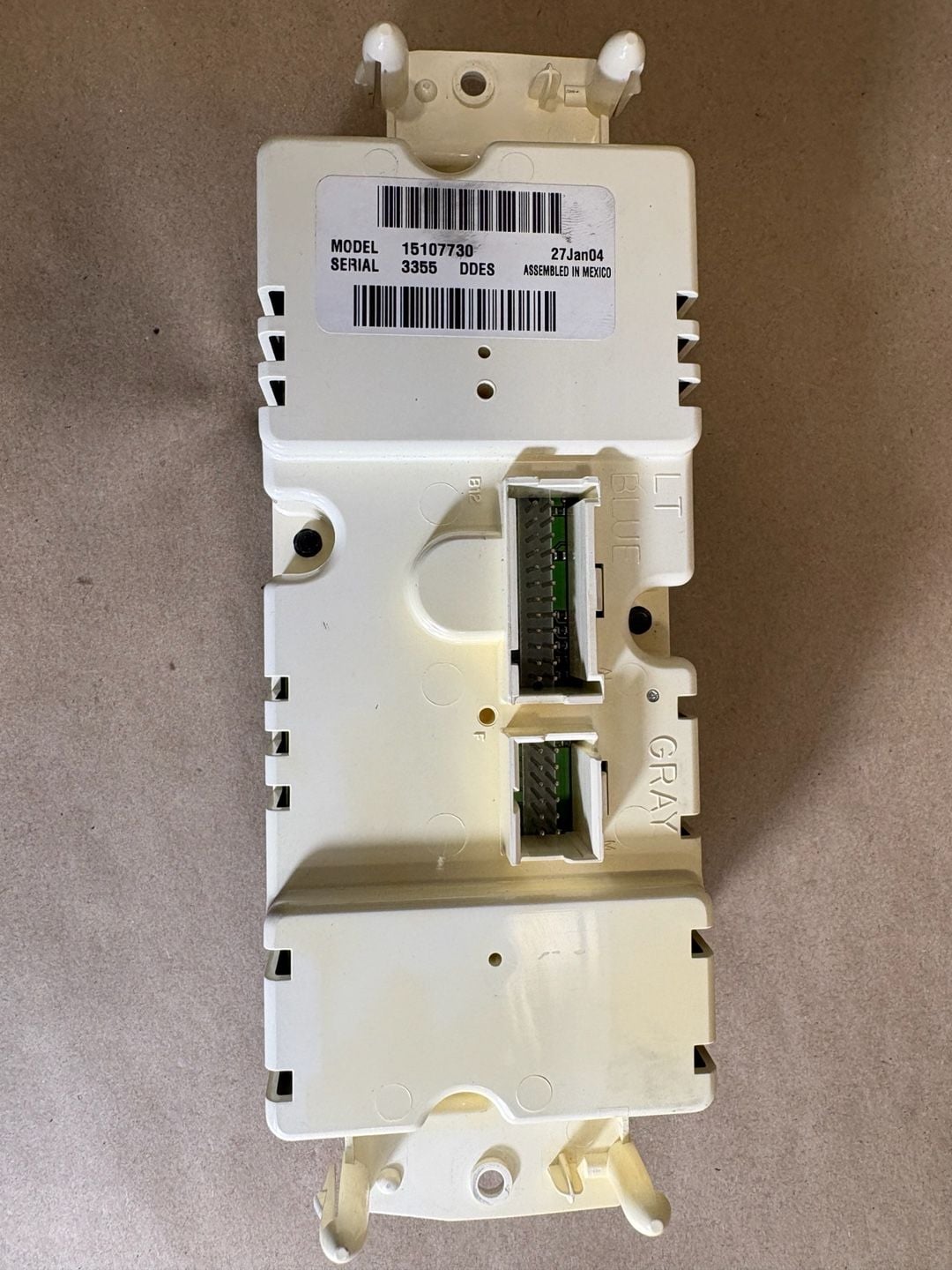Gm Climate Control Module 15107730 Ac Heater Panel 2