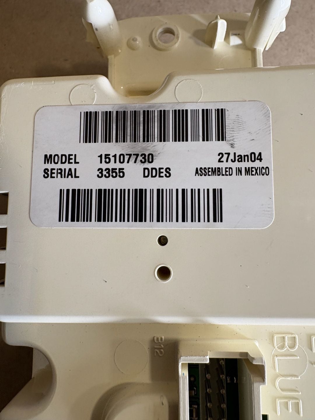 Gm Climate Control Module 15107730 Ac Heater Panel 3
