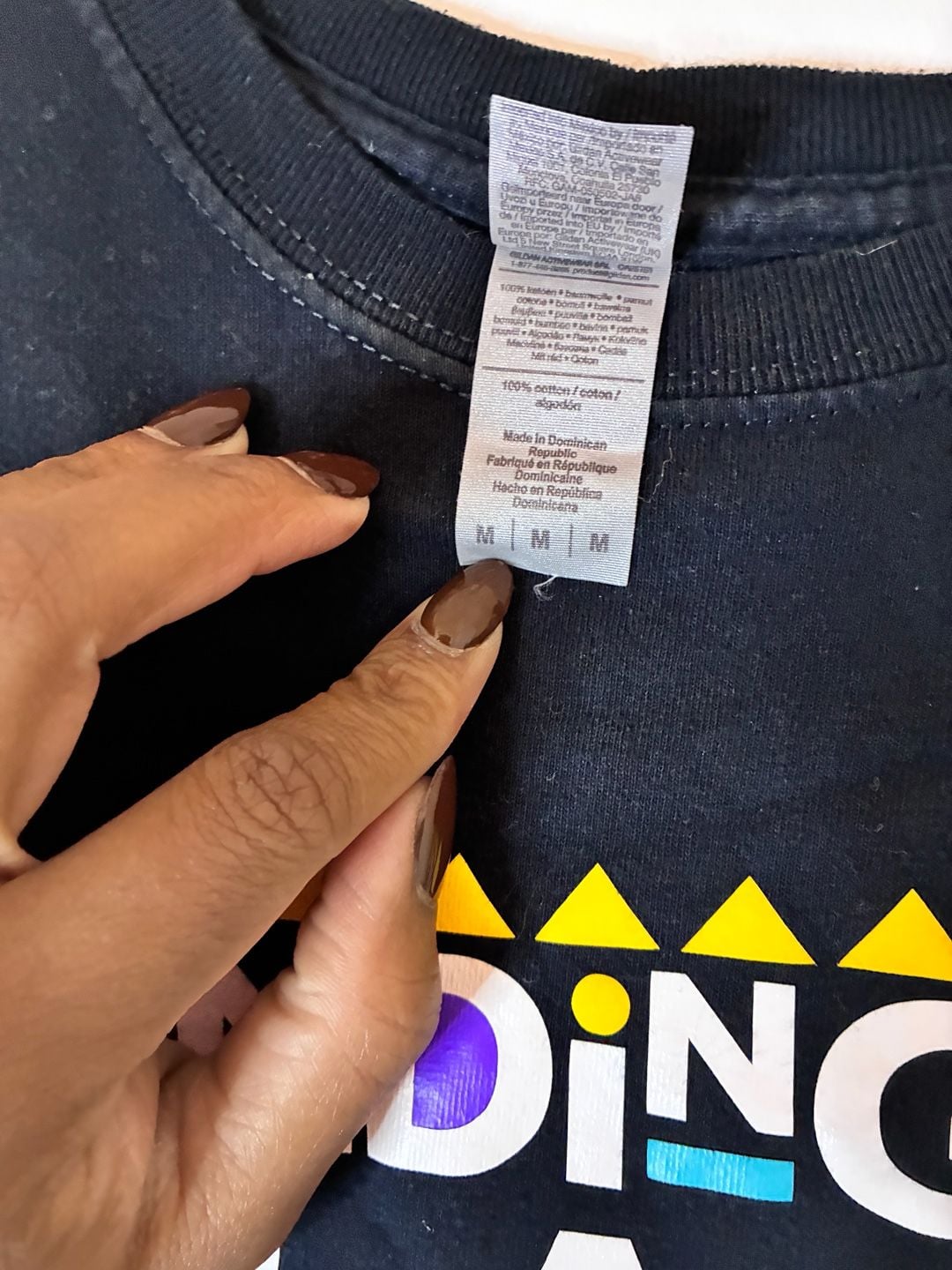 Gildan Minding My Black Owned Business Graphic T-Shirt Size M 5
