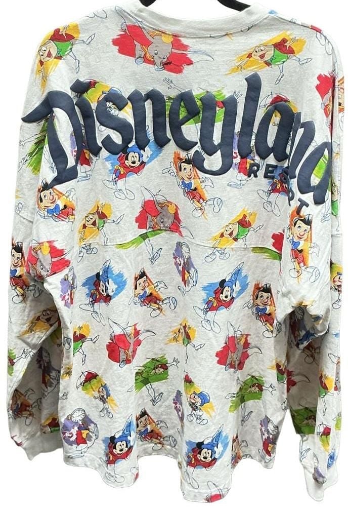 Spirit Jersey Disneyland Ink & Paint Size XL Long Sleeve Shirt 2