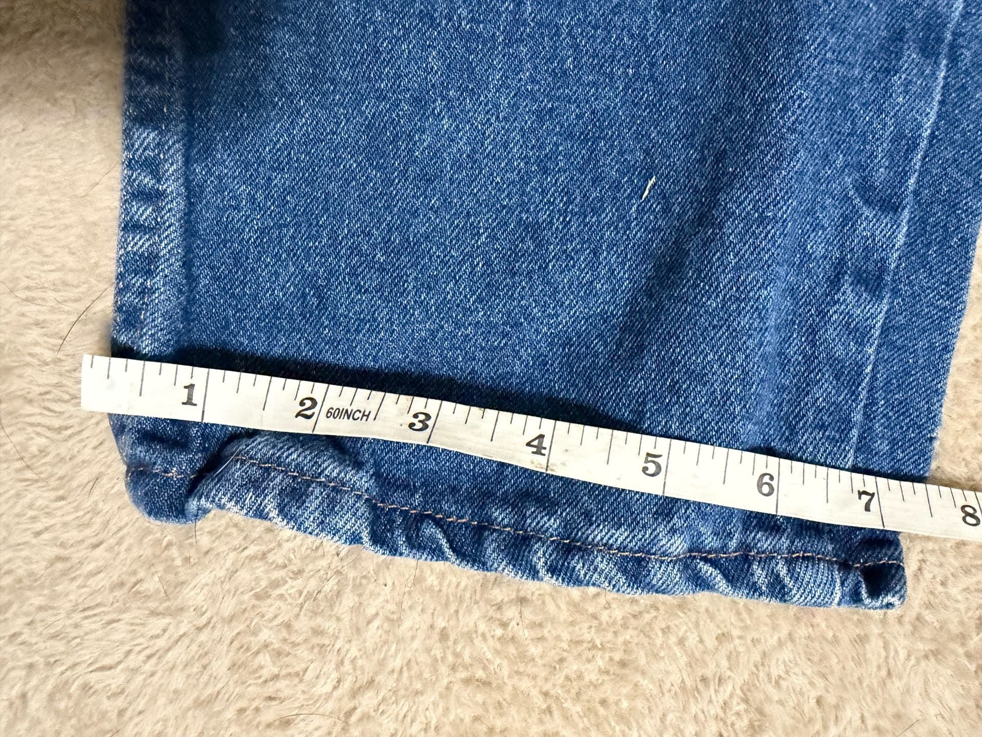 Rustler Jeans Size 14 Husky Blue Denim Straight Leg 10