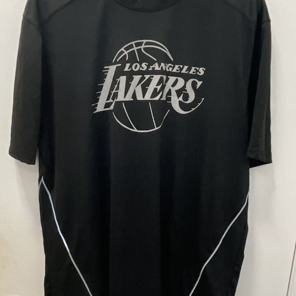 NBA Los Angeles Lakers T-Shirt Size X Large Black Athletic Performance