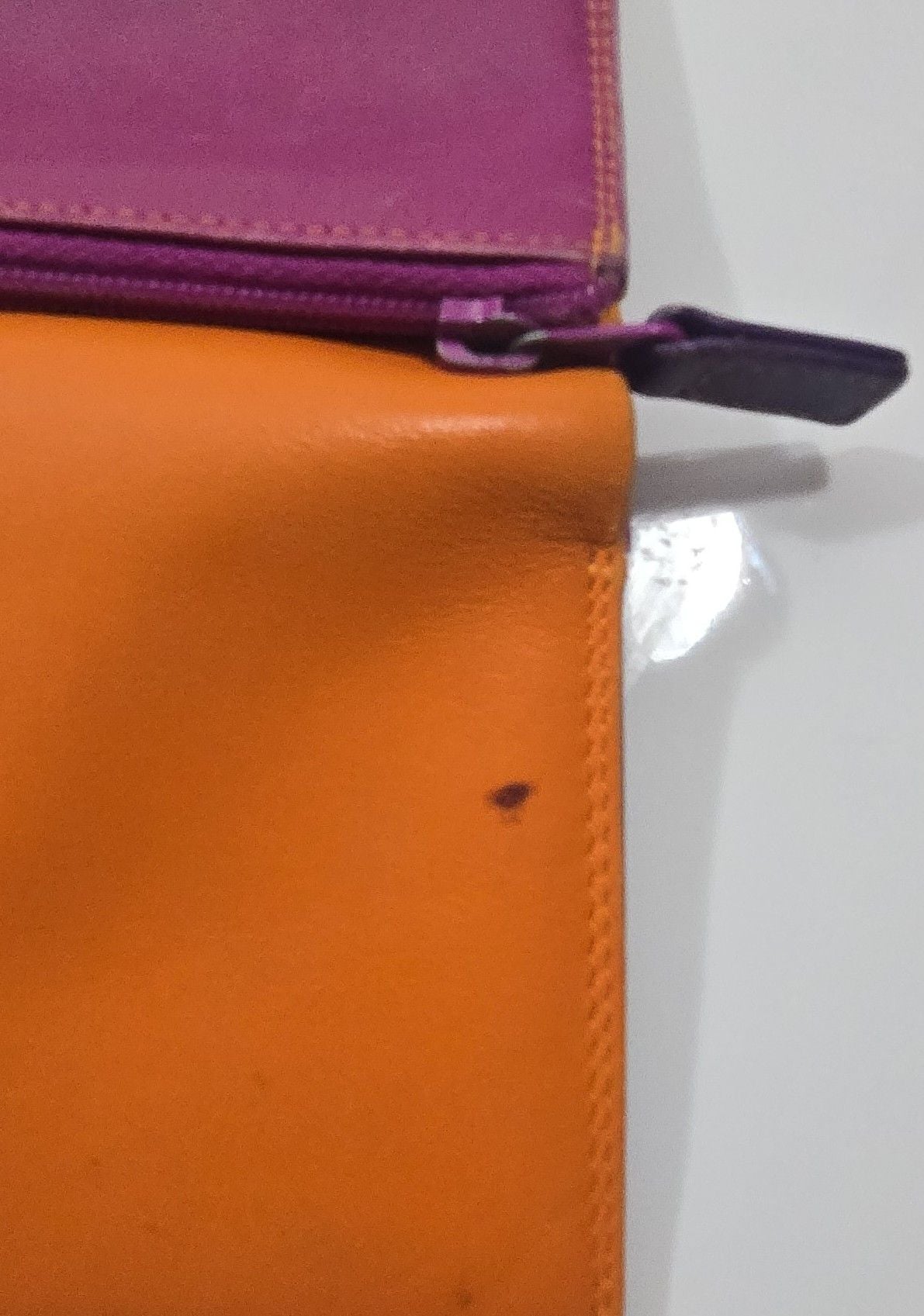 Mywalit Multi Color Leather Trifold Wallet 10