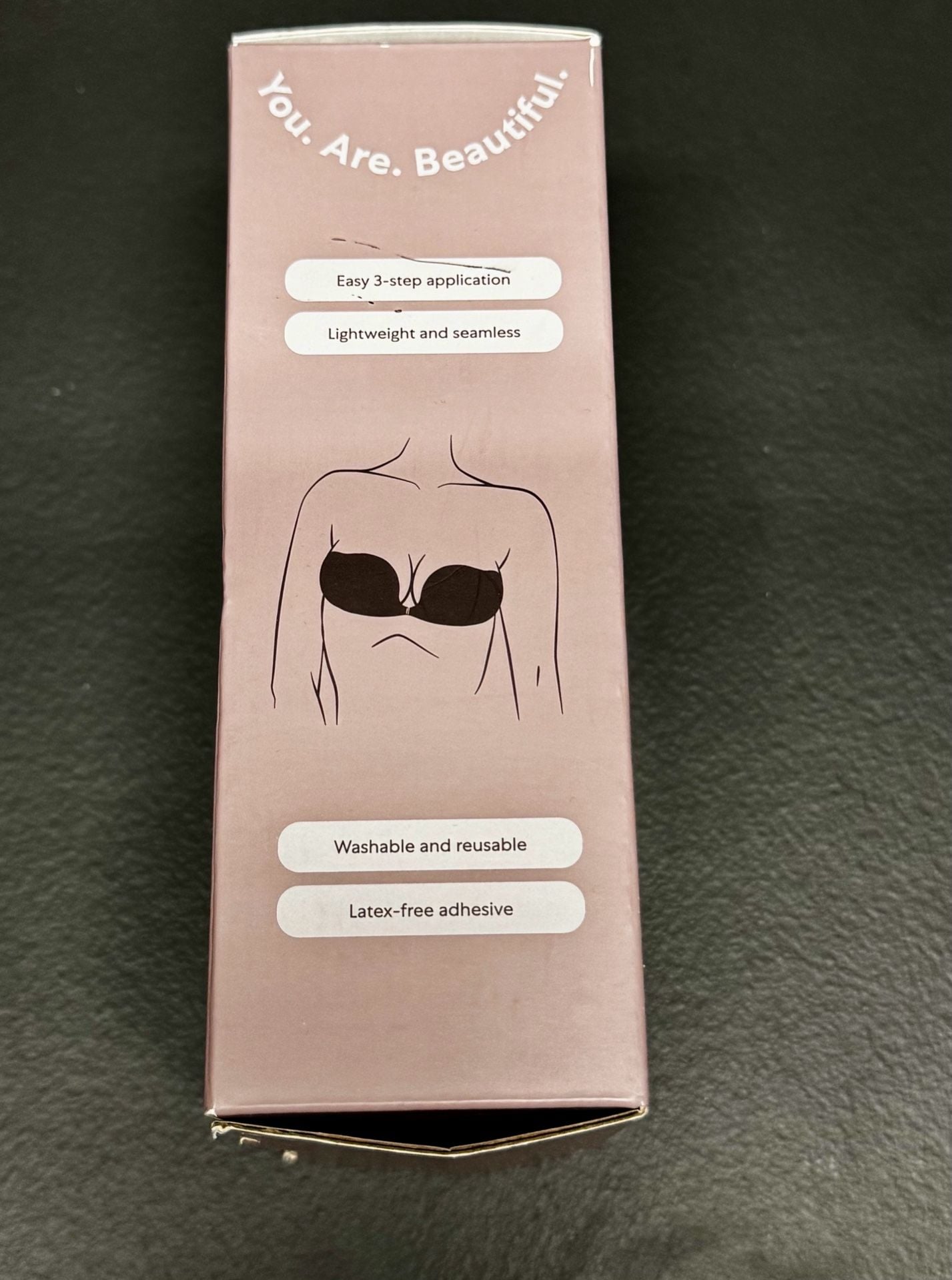 WU92 Size B Nüdish Hookd On You Backless Adhesive Bra Nude, 2