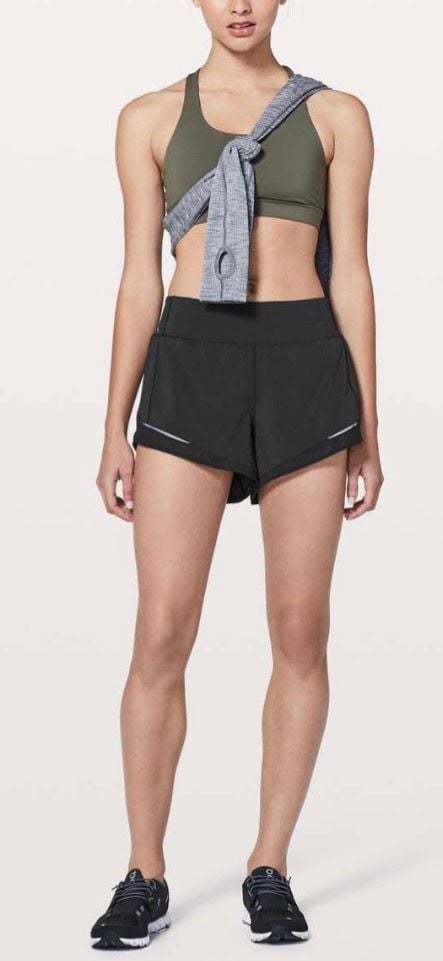 Lululemon Gait Keeper Shorts 3” inseam Black Size 8 Lined Active 2