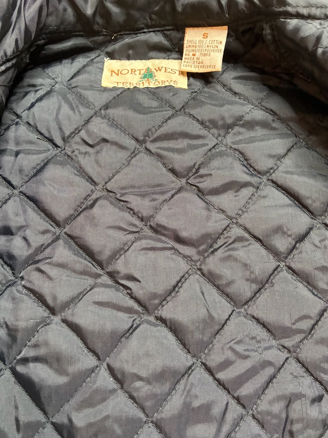 Vintage Northwest Territories Quilted Lined Flannel Shirt/Jacket Size S 3