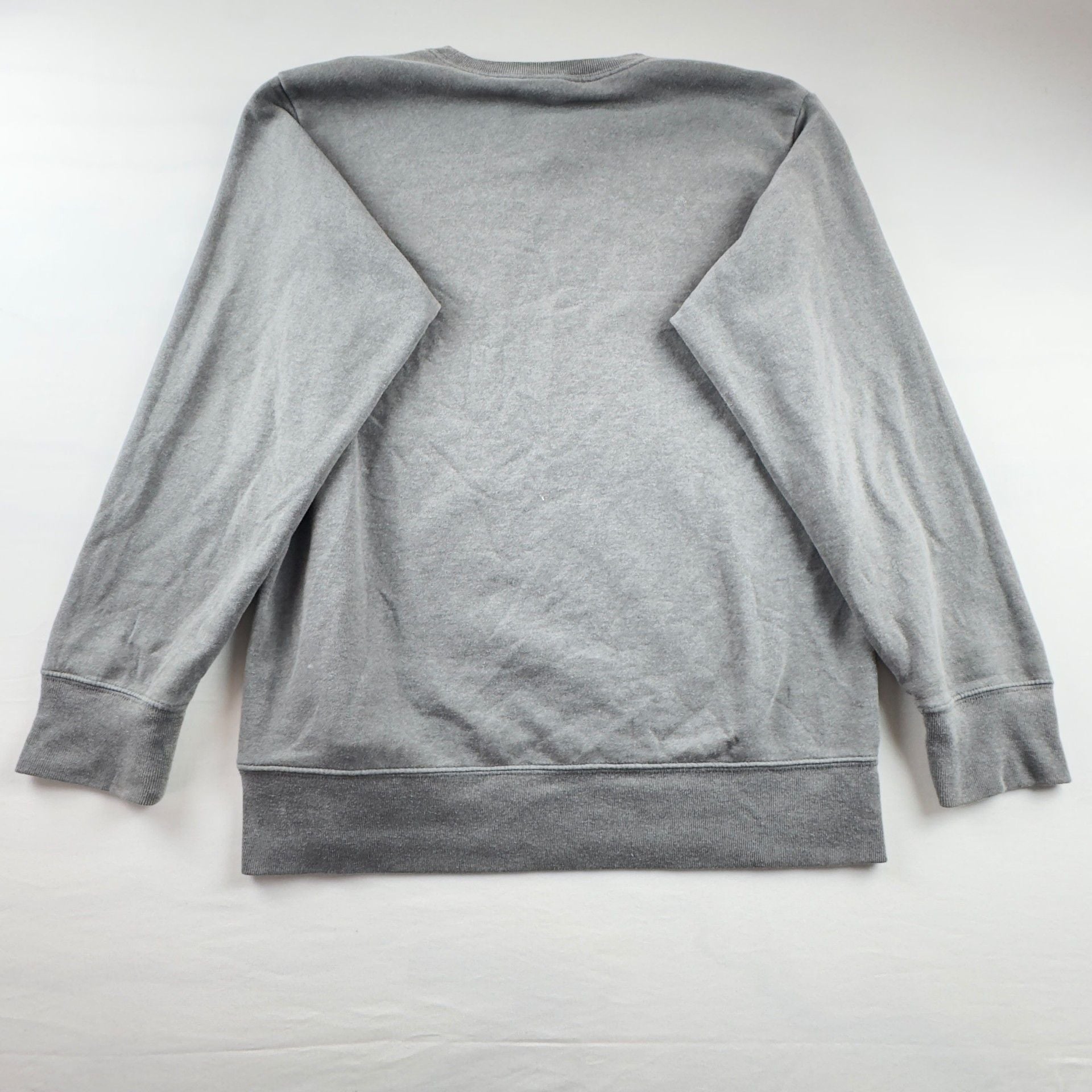 The North Face Crewneck Sweatshirt Gray Orange Logo 8