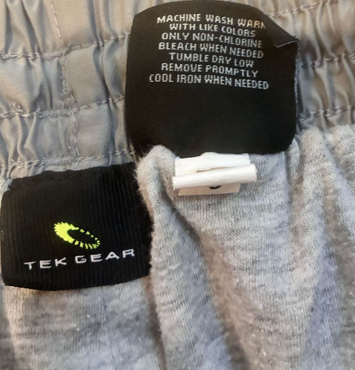 Tek Gear Gray Windbreaker Jogger Pants Large 7