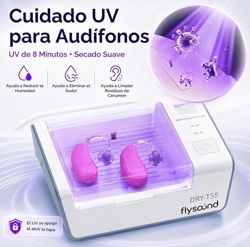 Flysound DRY-T55 Hearing Aid Dryer And Dehumidifier Box 2