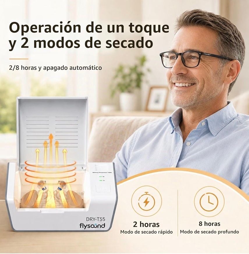 Flysound DRY-T55 Hearing Aid Dryer And Dehumidifier Box 4