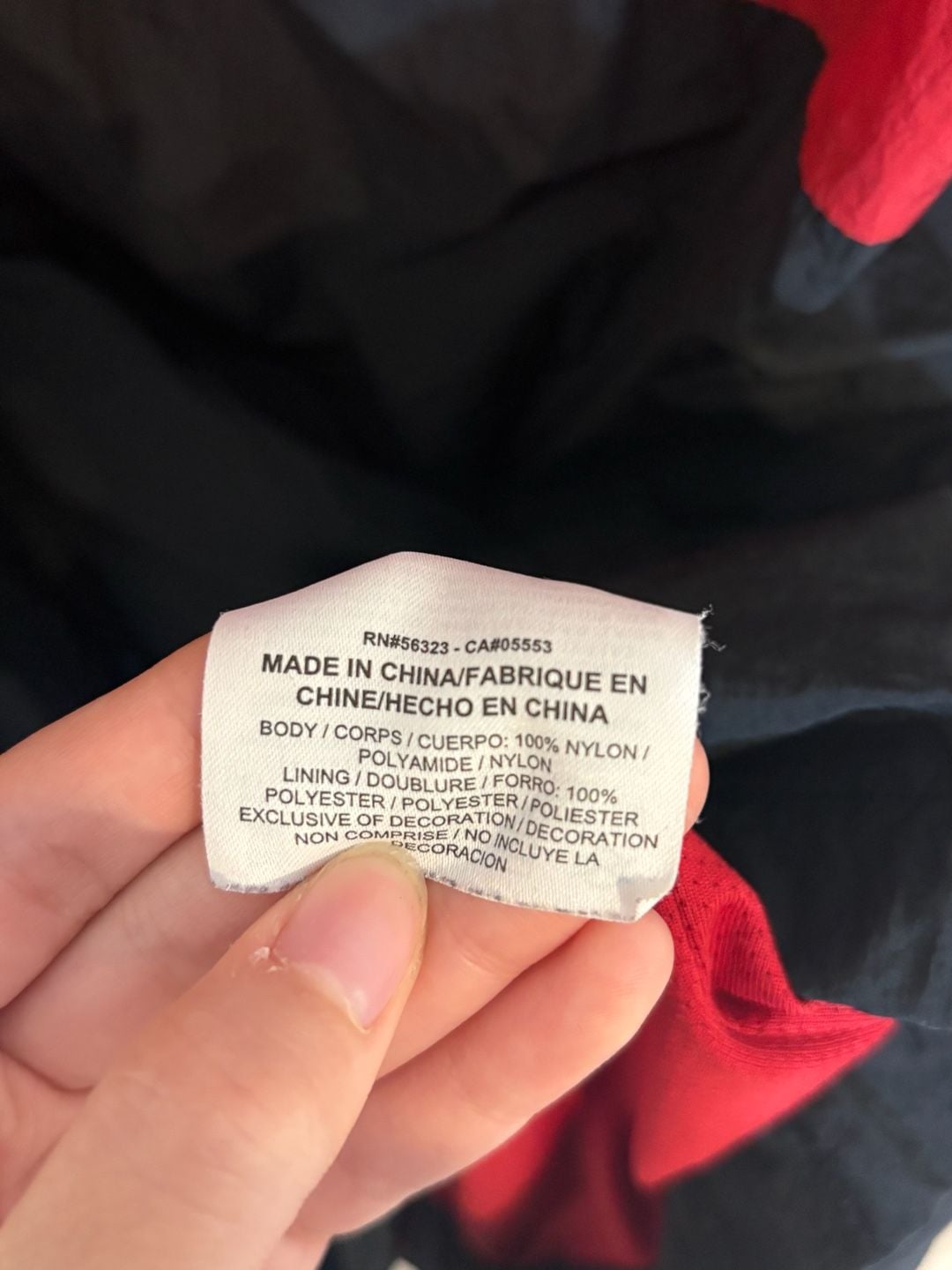 Jordan Windbreaker Jacket Size M Red Black Full Zip Hooded Jumpman 5