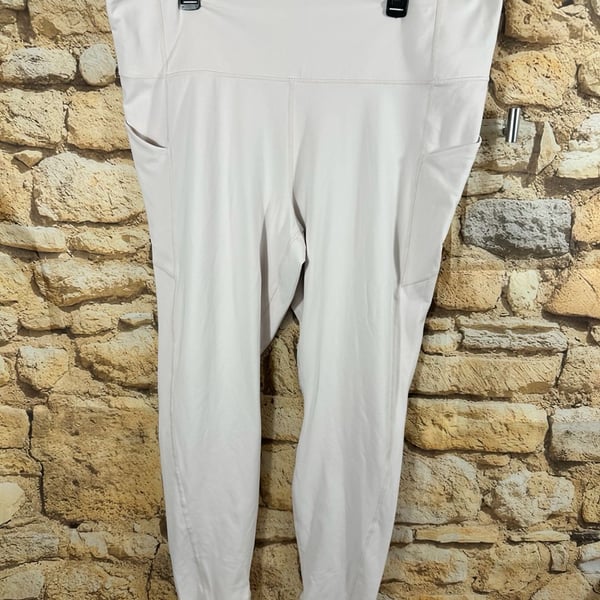 Fabletics PureLuxe Leggings Size 4X baby pink Pocket High Waist