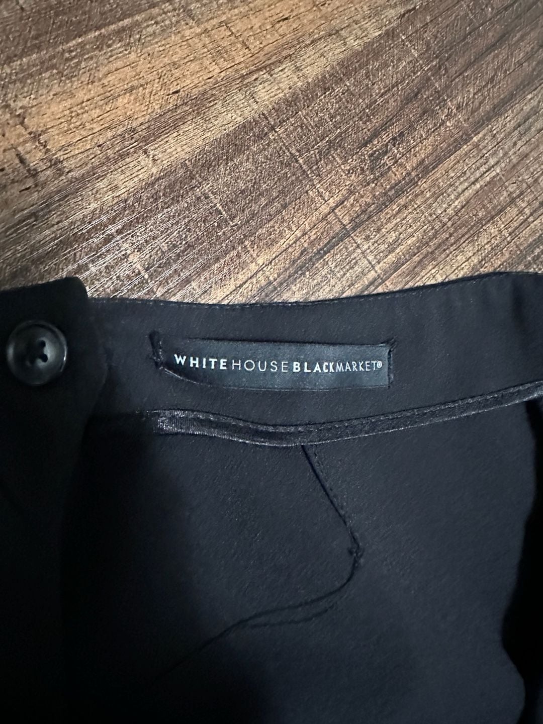 White House Black Market The Skinny Ankle Size 4 Black Pants 3