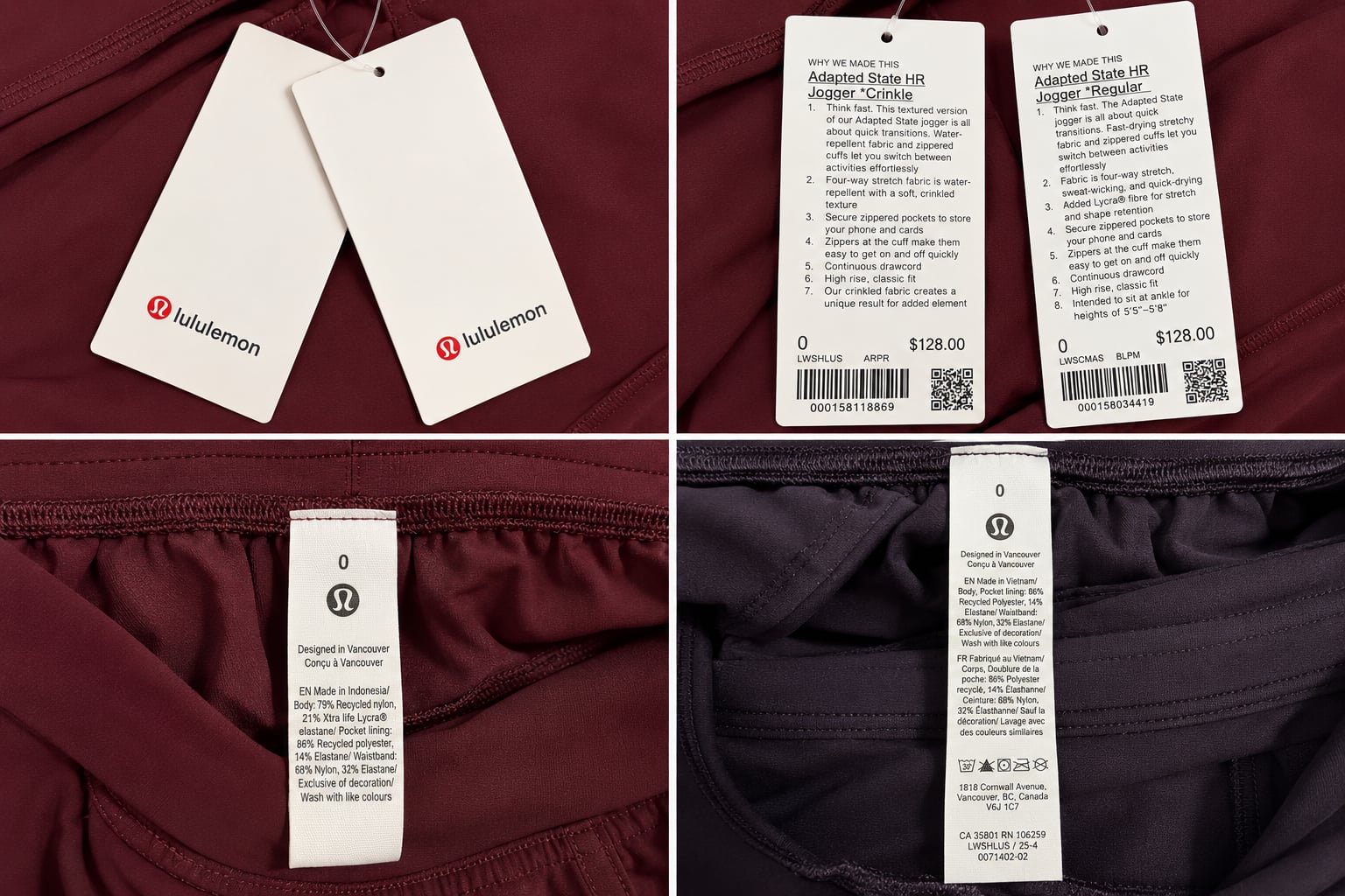 Lot of 2 - Lululemon Final Lap Crop Pants 2