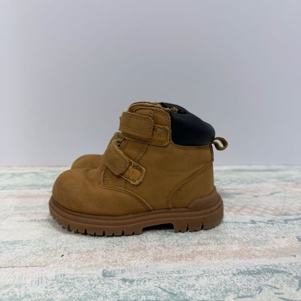 Wonder Nation Tucker Boot Size 6 Wheat Brown Toddler Boys Hiking Boots